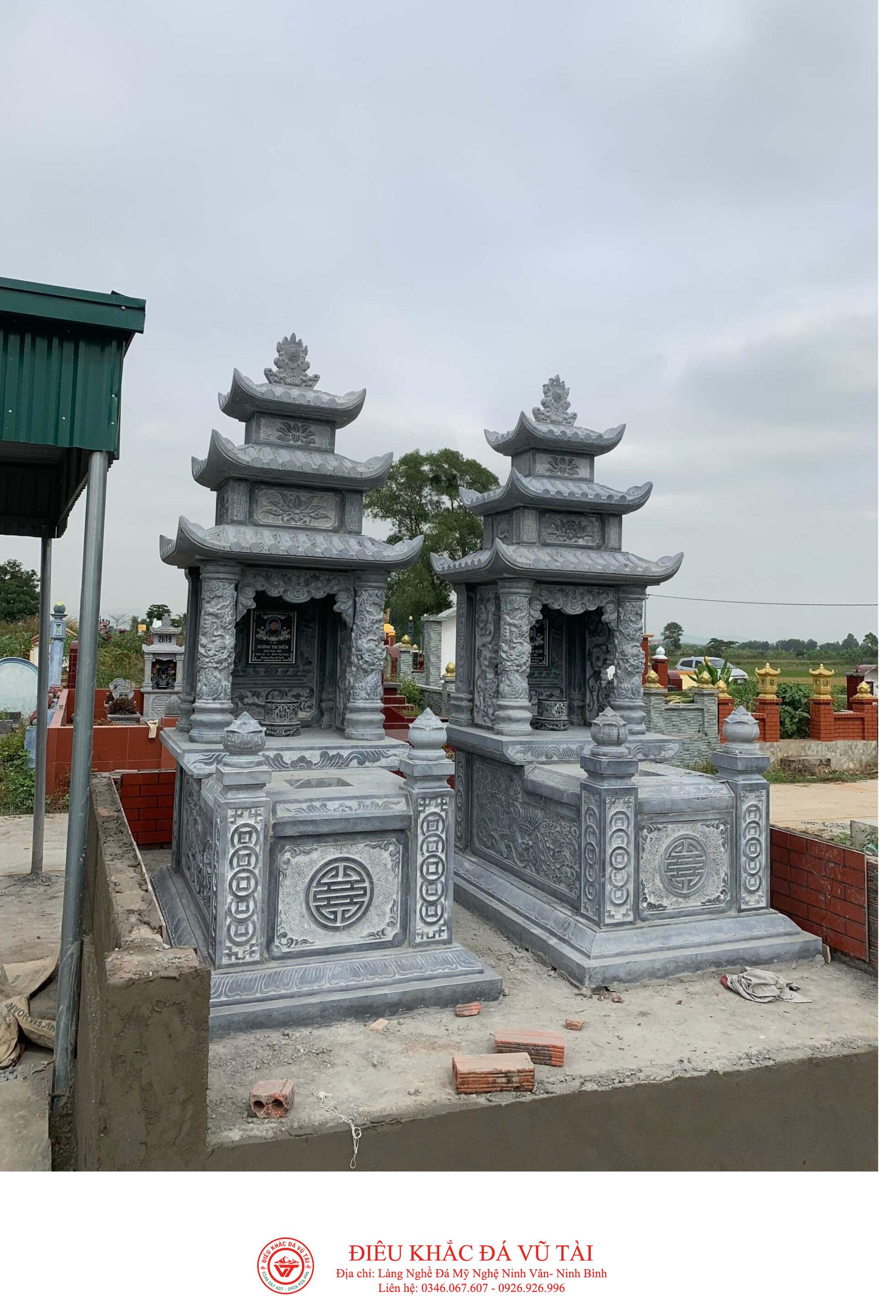 Mộ đá 3 mái mo-da-3-mai